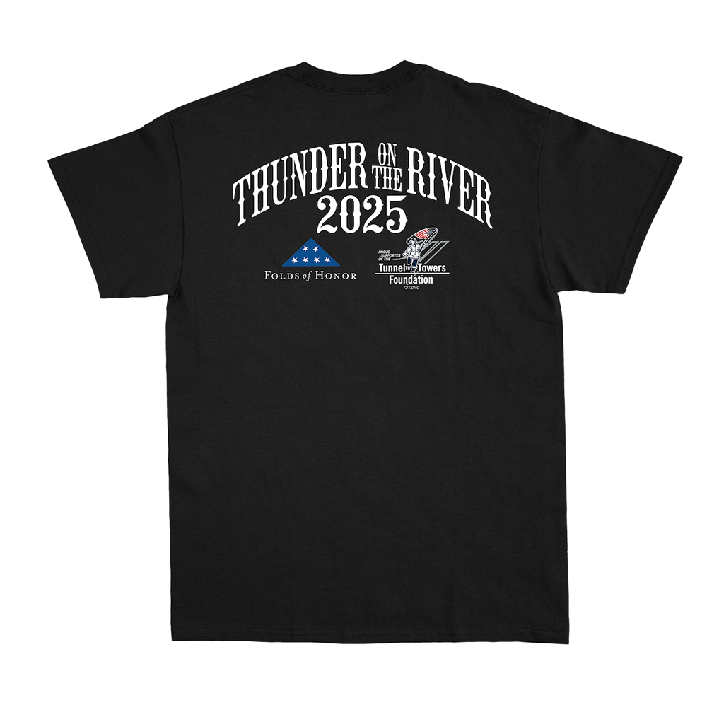 Thunder On The River Orange Banners T-Shirt