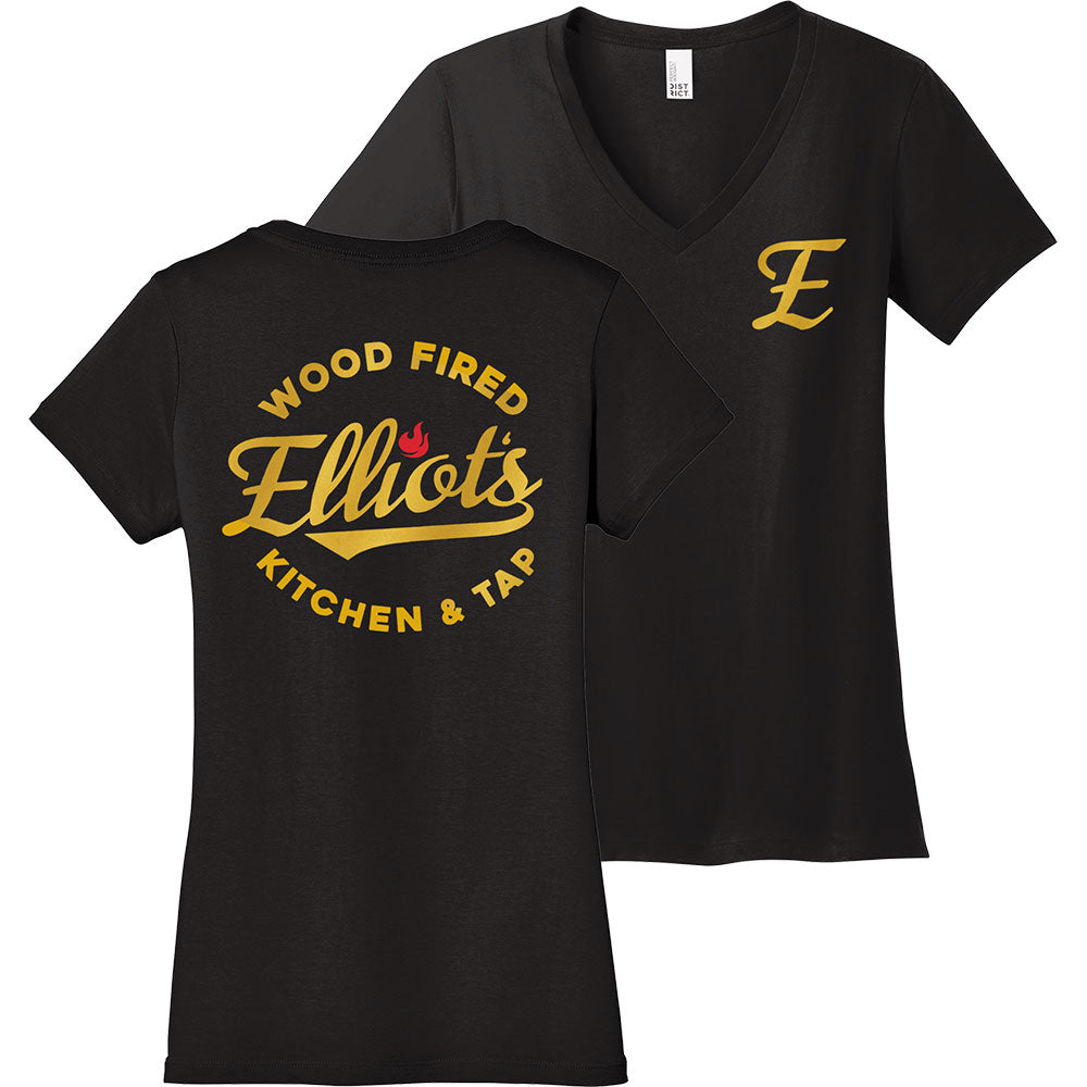 Elliot's Wood Fired Kitchen and Tap Women's V-Neck