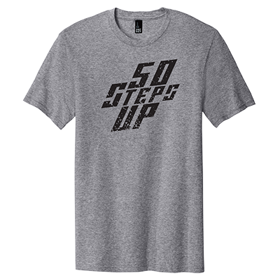 50 Steps Up Logo District Concert Tee