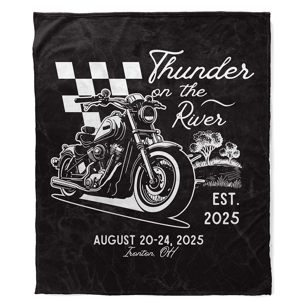 Thunder on the River Logo Blanket