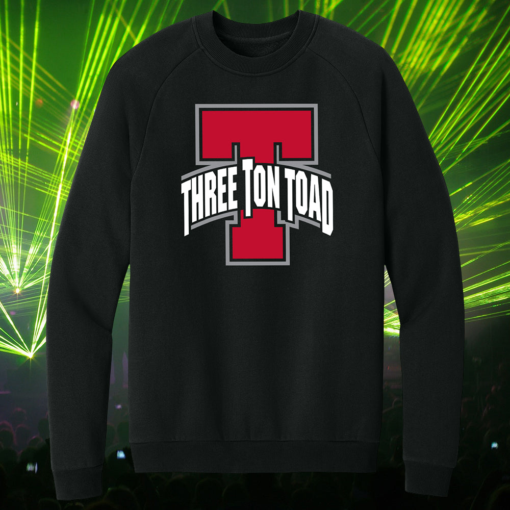 Three Ton Toad Block T Fleece Crewneck Sweatshirt