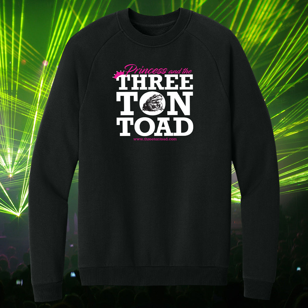Three Ton Toad Princess Logo Fleece Crewneck Sweatshirt