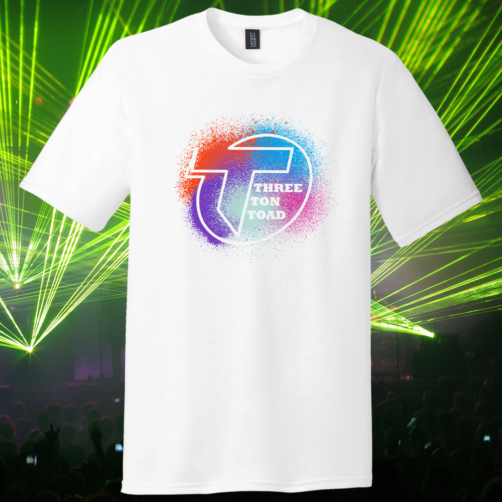 Three Ton Toad Splatter Logo Tri-Blend T-Shirt
