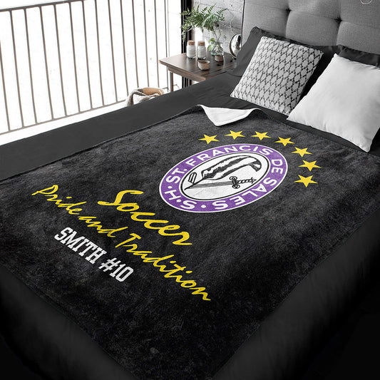Plush Blanket St Francis DeSales Boys Soccer