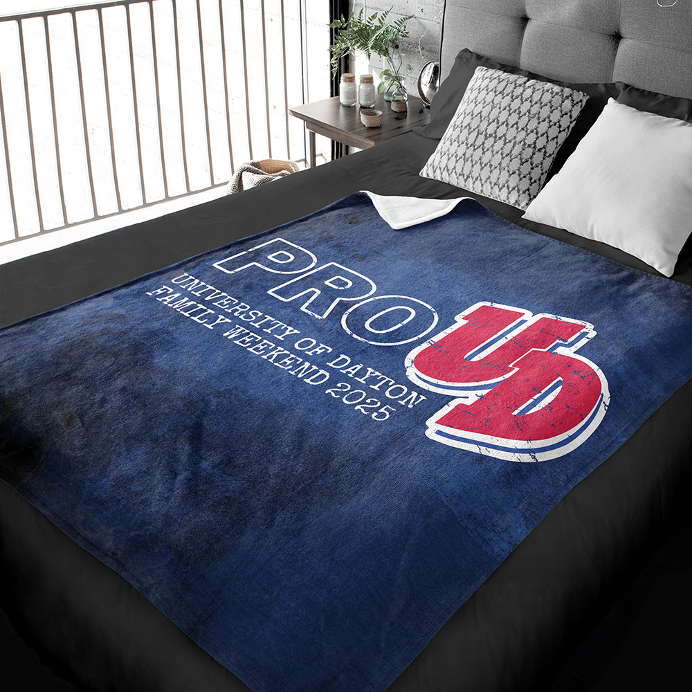 University of Dayton Family Weekend 50X60 Blanket
