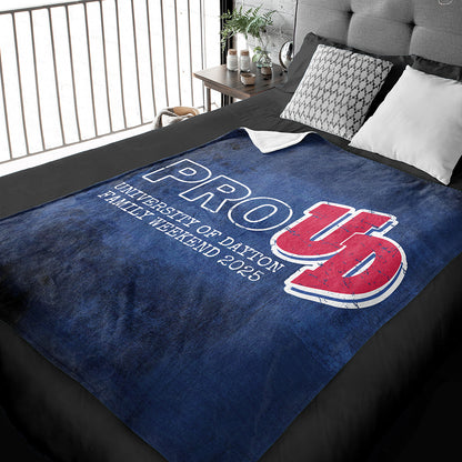 University of Dayton Family Weekend 50X60 Blanket