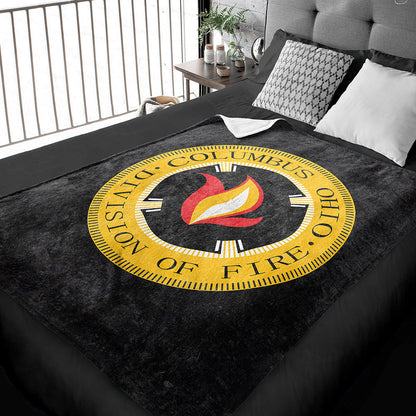 Plush Minky Blanket Columbus Fire Department