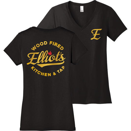 Elliot's Wood Fired Kitchen and Tap Women's V-Neck