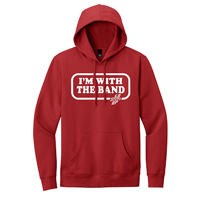 50 Steps Up - I'm With The Band Fleece Hoodie