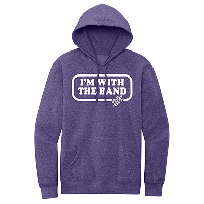 50 Steps Up - I'm With The Band Fleece Hoodie