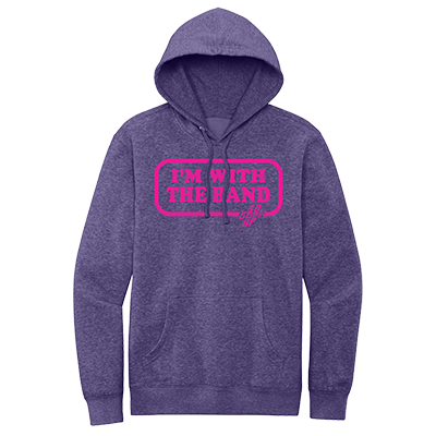 50 Steps Up - I'm With The Band Fleece Hoodie