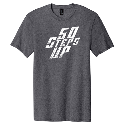 50 Steps Up Logo District Concert Tee