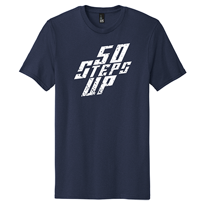 50 Steps Up Logo District Concert Tee