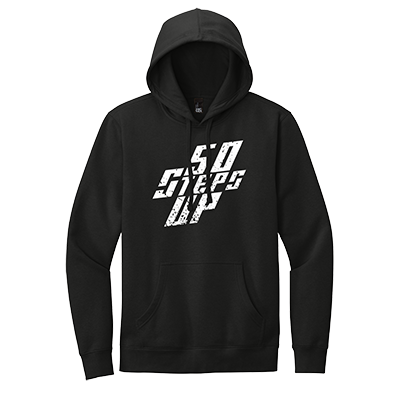 50 Steps Up Logo Fleece Hoodie