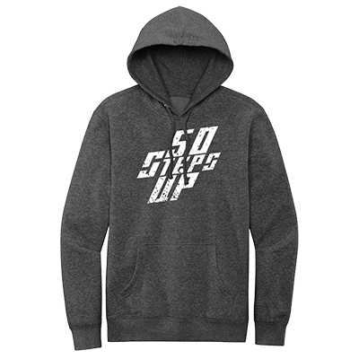 50 Steps Up Logo Fleece Hoodie