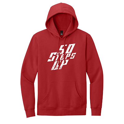 50 Steps Up Logo Fleece Hoodie
