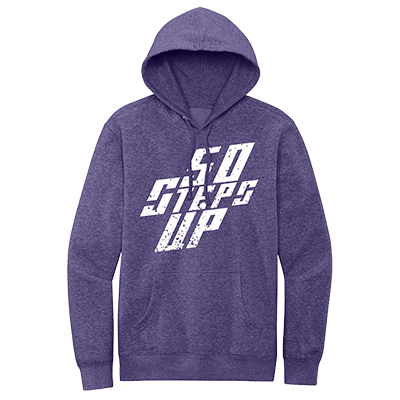 50 Steps Up Logo Fleece Hoodie