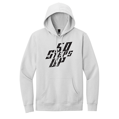 50 Steps Up Logo Fleece Hoodie