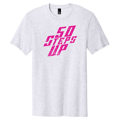 50 Steps Up Logo District Concert Tee