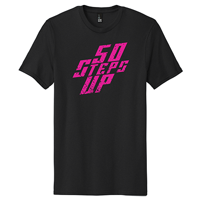 50 Steps Up Logo District Concert Tee