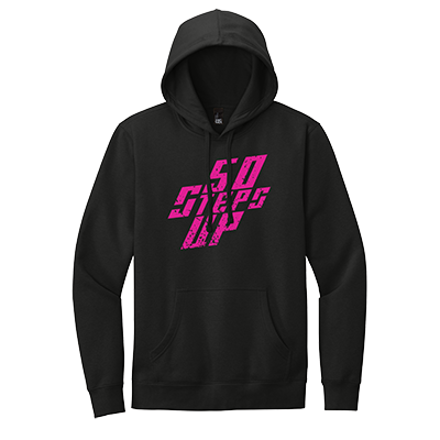 50 Steps Up Logo Fleece Hoodie