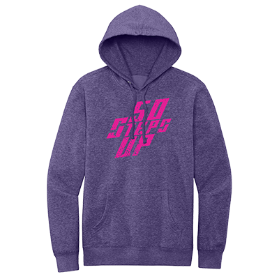 50 Steps Up Logo Fleece Hoodie