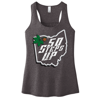 50 Steps Up OHIO Women's Racerback Tank