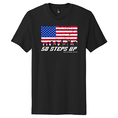 50 Steps Up Flag District Concert Tee