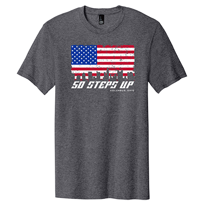 50 Steps Up Flag District Concert Tee