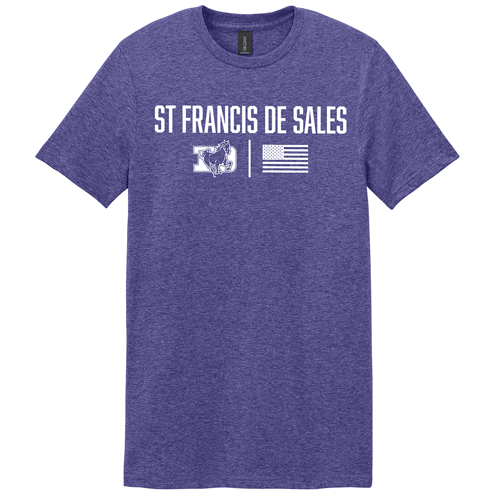 St. Francis DeSales High School Flag Tee