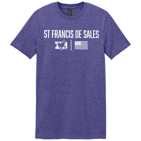 St. Francis DeSales High School Flag Tee