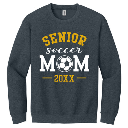 Senior Soccer Mom Crewneck Sweatshirt