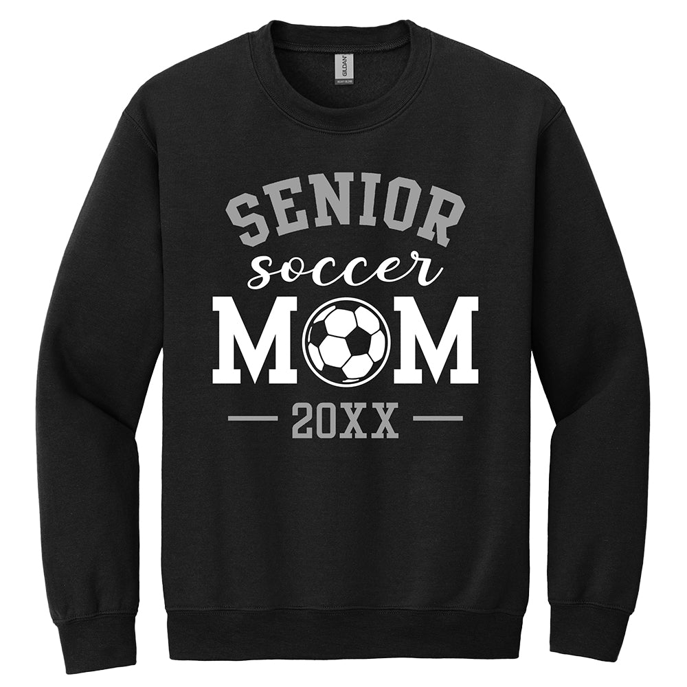 Senior Soccer Mom Crewneck Sweatshirt