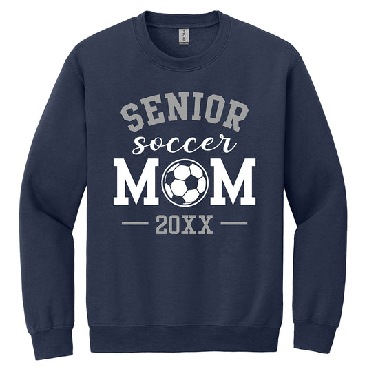 Senior Soccer Mom Crewneck Sweatshirt