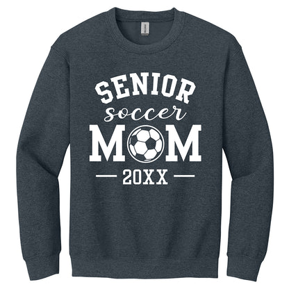 Senior Soccer Mom Crewneck Sweatshirt