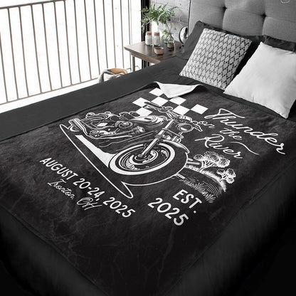 Thunder on the River Logo Blanket