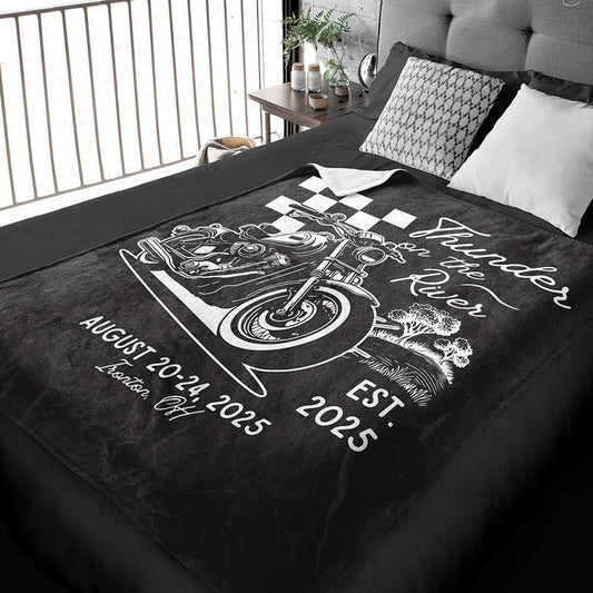 Thunder on the River Logo Blanket