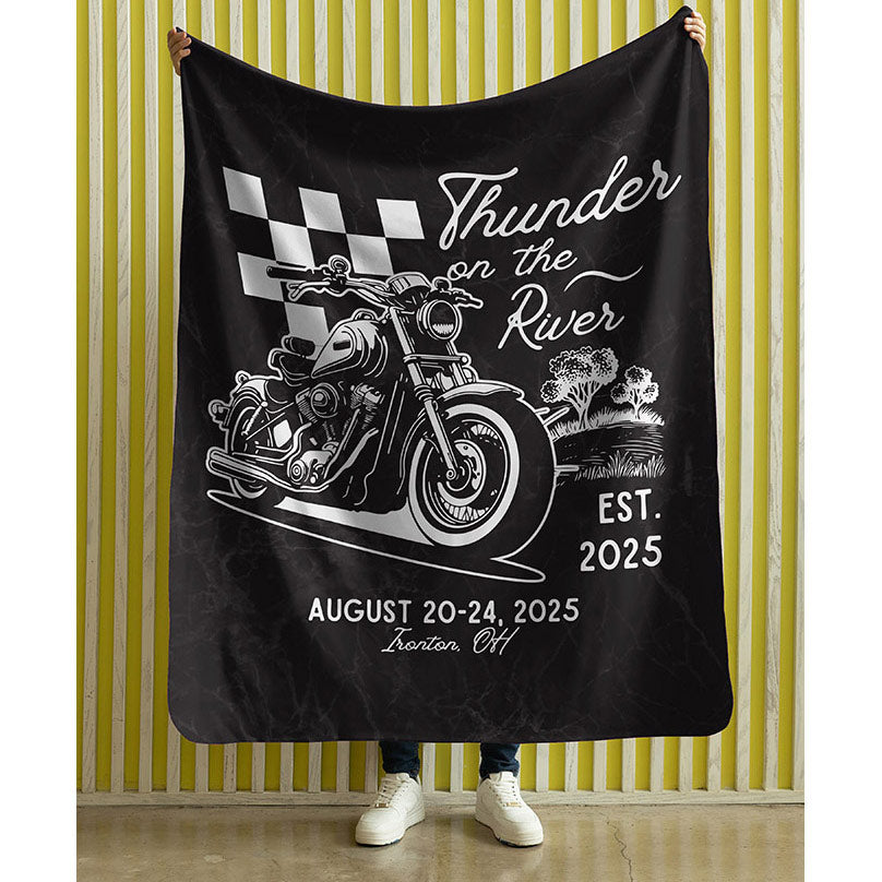 Thunder on the River Logo Blanket