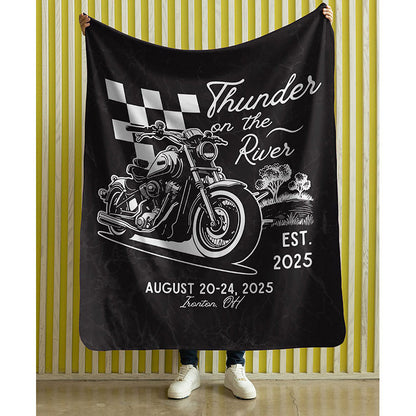 Thunder on the River Logo Blanket