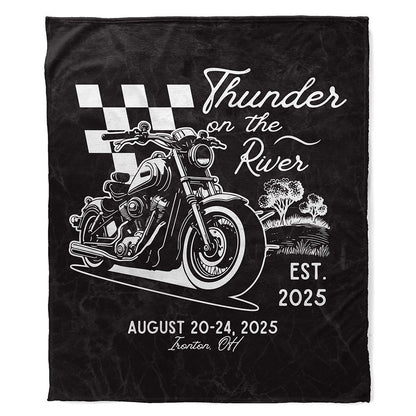 Thunder on the River Logo Blanket