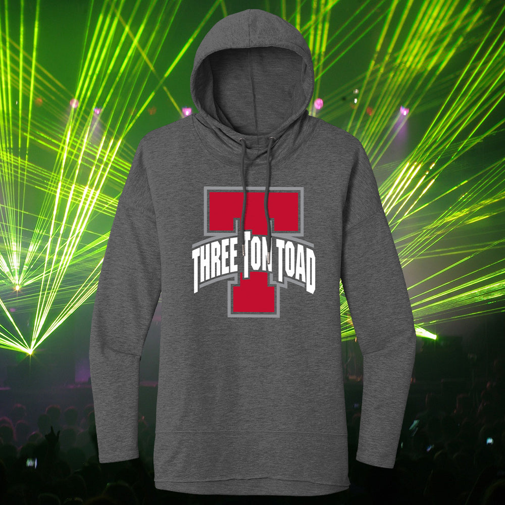Three Ton Toad Block T Women's Featherweight Hoodie