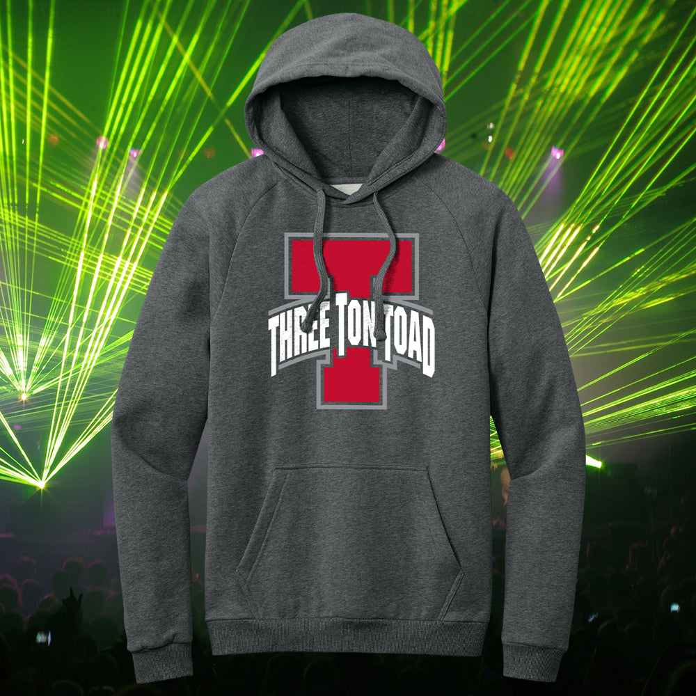 Three Ton Toad Block T Fleece Hoodie