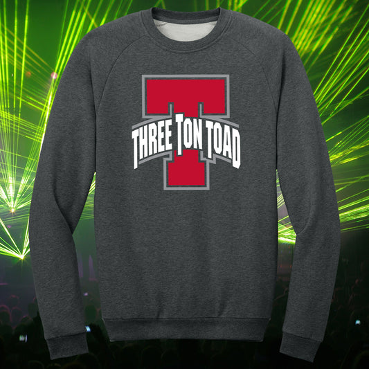 Three Ton Toad Block T Fleece Crewneck Sweatshirt
