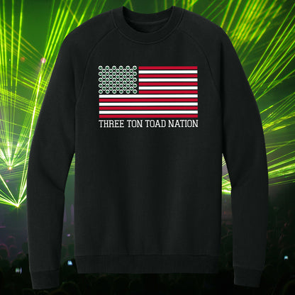 Three Ton Toad Nation Fleece Crewneck Sweatshirt