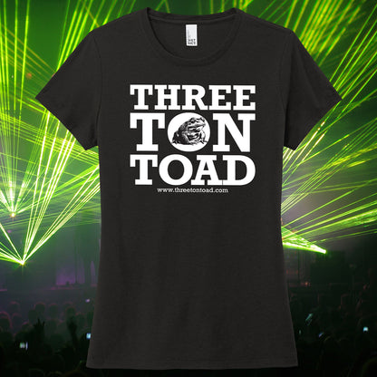 Three Ton Toad Logo Women's Tri-Blend T-Shirt