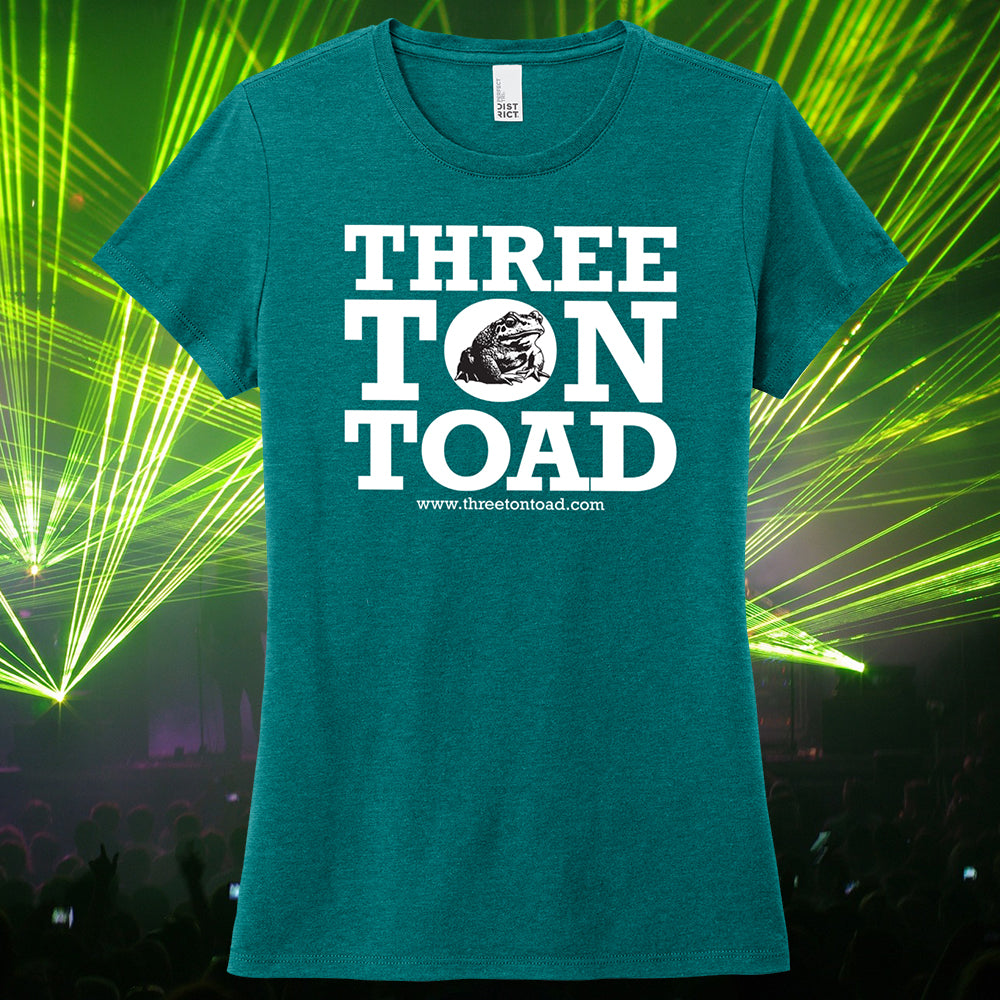 Three Ton Toad Logo Women's Tri-Blend T-Shirt