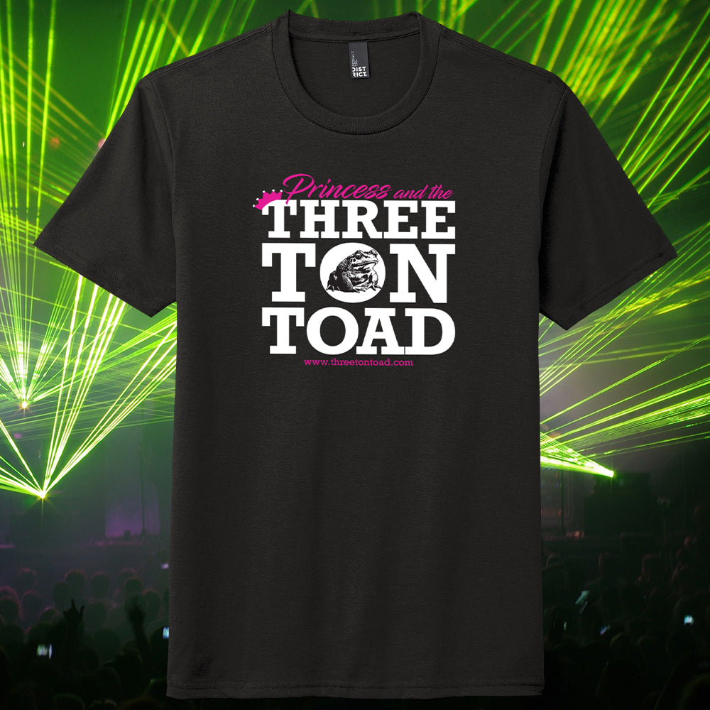 Three Ton Toad Princess Logo Tri-Blend T-Shirt