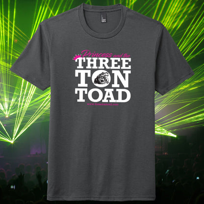 Three Ton Toad Princess Logo Tri-Blend T-Shirt