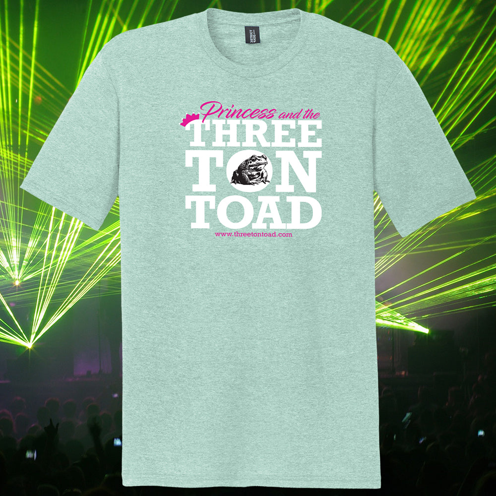 Three Ton Toad Princess Logo Tri-Blend T-Shirt