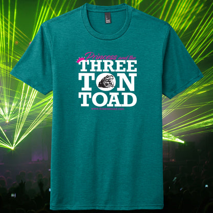 Three Ton Toad Princess Logo Tri-Blend T-Shirt